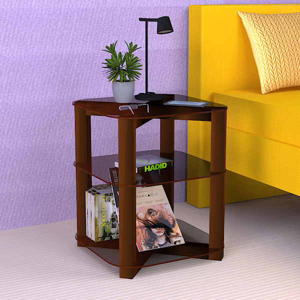 Glass Bedside Table: What does it look like having one?